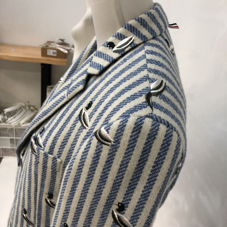 Thom Browne Thom Browne Duck Embroidery Blazer Size 1 Size 36R - 9 Thumbnail
