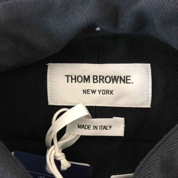 Thom Browne Thom Browne Cotton Shirt Dress Blue Size 38 Size XS / US 0-2 / IT 36-38 - 3 Thumbnail