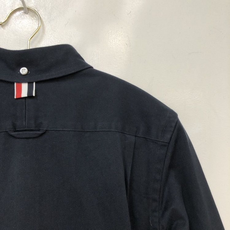 Thom Browne Thom Browne Cotton Shirt Dress Blue Size 38 Size XS / US 0-2 / IT 36-38 - 7 Thumbnail