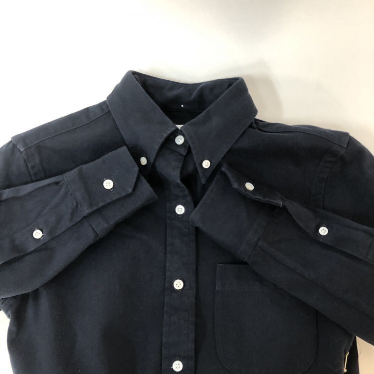 Thom Browne Thom Browne Cotton Shirt Dress Blue Size 38 Size XS / US 0-2 / IT 36-38 - 8 Thumbnail