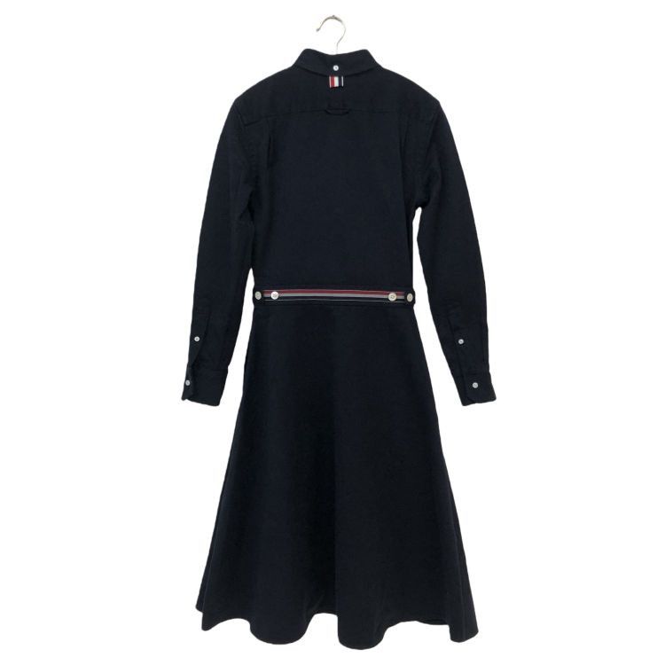 Thom Browne Thom Browne Cotton Shirt Dress Blue Size 38 Size XS / US 0-2 / IT 36-38 - 2 Thumbnail