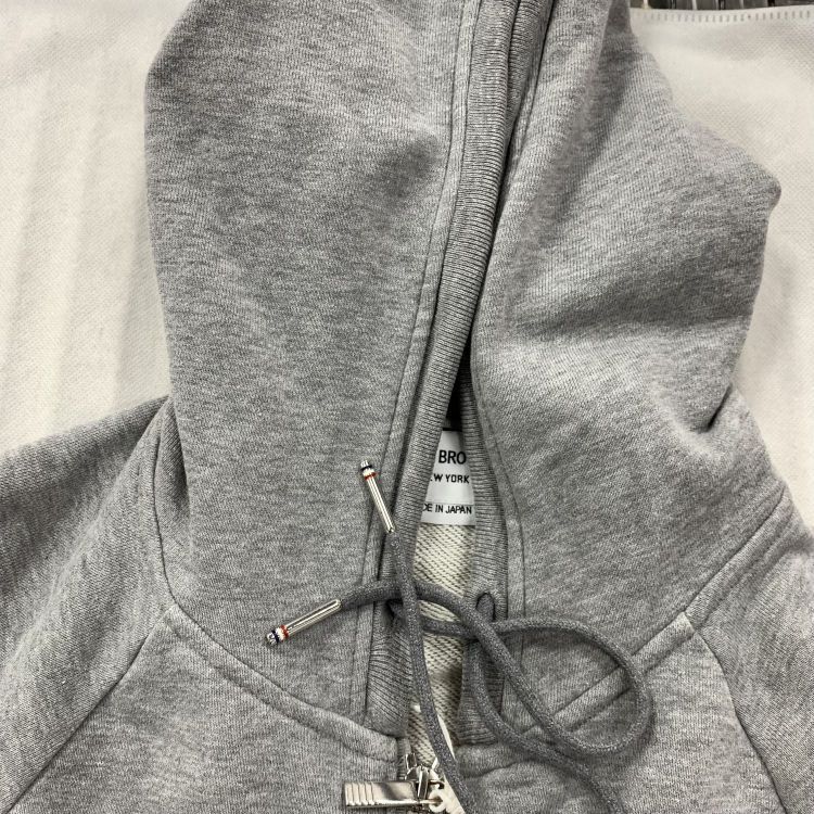 Thom Browne Thom Browne 4-Bar Zip-Up Hoodie Size L Size US L / EU 52-54 / 3 - 10 Thumbnail