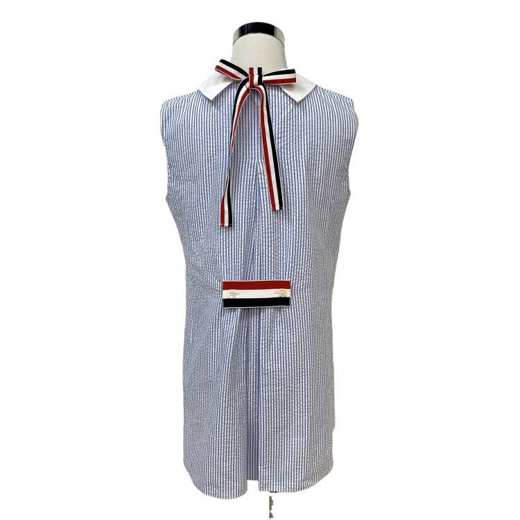 Thom Browne Thom Browne Seersucker Midi Dress Size 40 Size S / US 4 / IT 40 - 2 Thumbnail