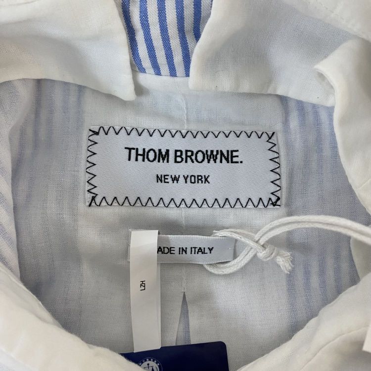 Thom Browne Thom Browne Seersucker Midi Dress Size 40 Size S / US 4 / IT 40 - 3 Thumbnail