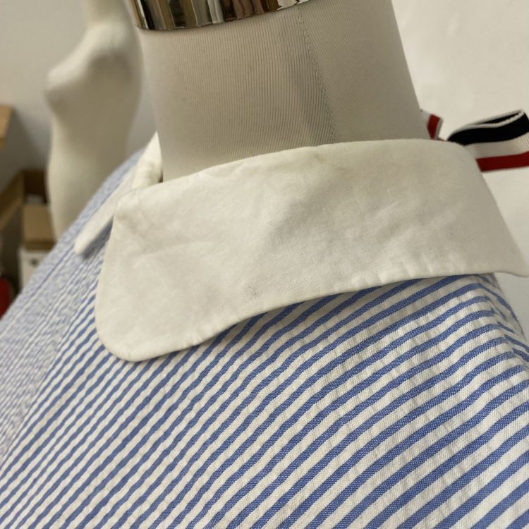 Thom Browne Thom Browne Seersucker Midi Dress Size 40 Size S / US 4 / IT 40 - 7 Thumbnail