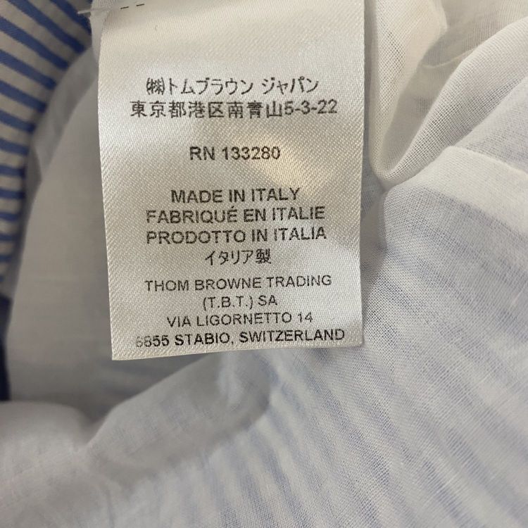 Thom Browne Thom Browne Seersucker Midi Dress Size 40 Size S / US 4 / IT 40 - 5 Thumbnail