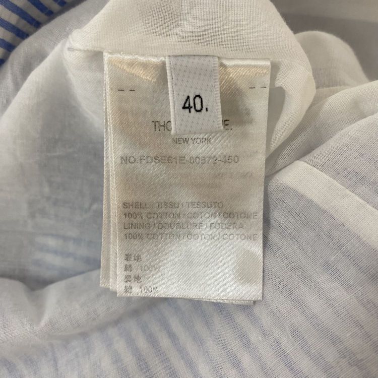 Thom Browne Thom Browne Seersucker Midi Dress Size 40 Size S / US 4 / IT 40 - 4 Thumbnail