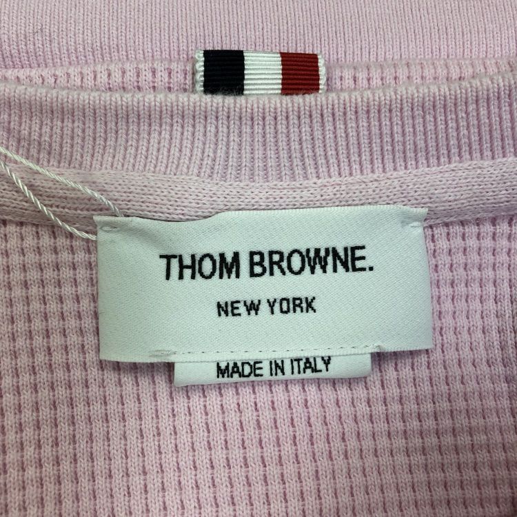 Thom Browne Thom Browne Waffle Knit T-Shirt Size L Size US L / EU 52-54 / 3 - 3 Thumbnail
