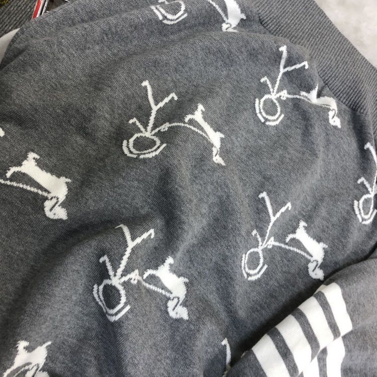 Thom Browne Thom Browne Dog Print Cardigan Size M Size US M / EU 48-50 / 2 - 9 Thumbnail