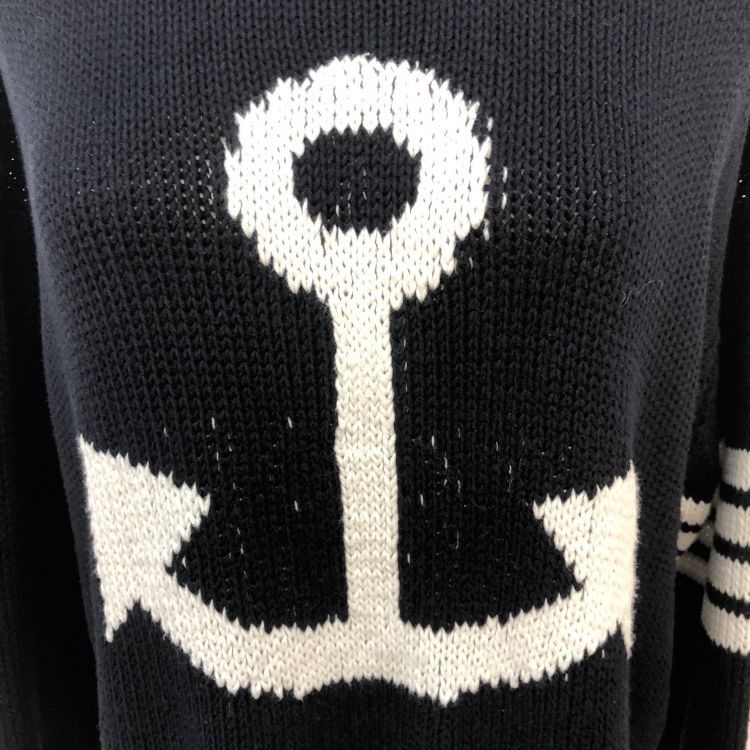 Thom Browne Thom Browne Anchor Motif Sweater Size M Size US M / EU 48-50 / 2 - 12 Thumbnail