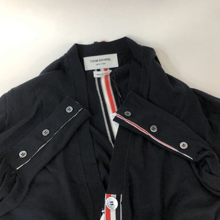 Thom Browne Thom Browne Grosgrain Trim Cardigan Size 38 Size XS / US 0-2 / IT 36-38 - 11 Thumbnail