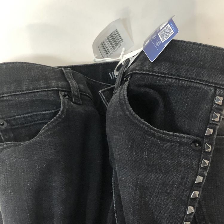 Valentino Valentino Rockstud Black Jeans Size 25 Size 25" / US 0 / IT 36 - 10 Thumbnail
