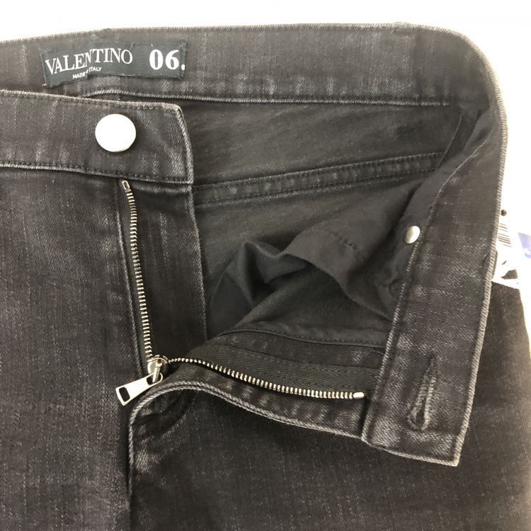 Valentino Valentino Rockstud Black Jeans Size 25 Size 25" / US 0 / IT 36 - 9 Thumbnail