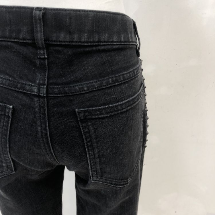 Valentino Valentino Rockstud Black Jeans Size 25 Size 25" / US 0 / IT 36 - 8 Thumbnail