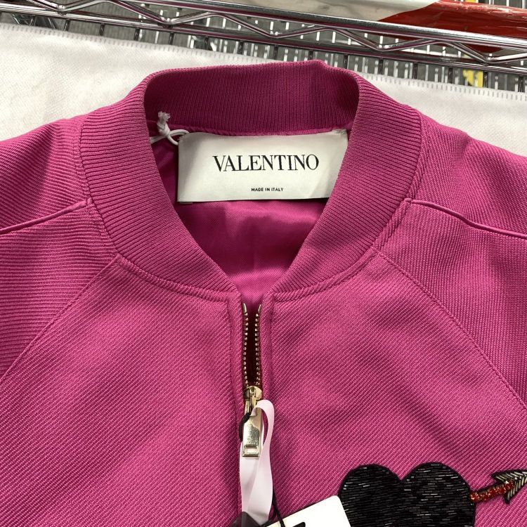 Valentino Valentino Beaded Heart Bomber Jacket Size 36 Size XS / US 0-2 / IT 36-38 - 8 Thumbnail
