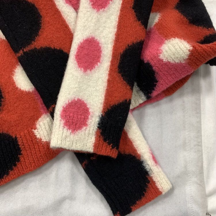 Valentino Valentino Polka Dot Virgin Wool Sweater Size S Size S / US 4 / IT 40 - 7 Thumbnail