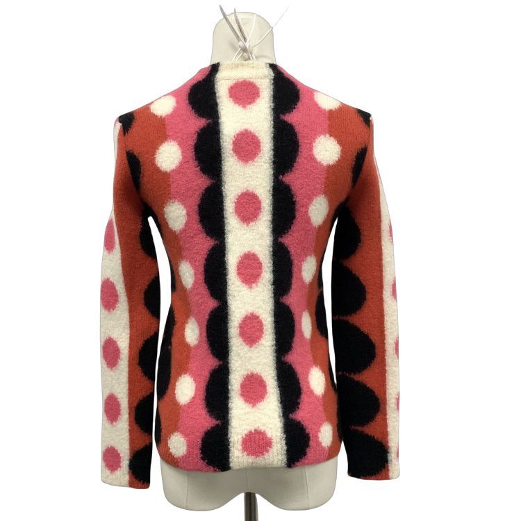 Valentino Valentino Polka Dot Virgin Wool Sweater Size S Size S / US 4 / IT 40 - 2 Thumbnail