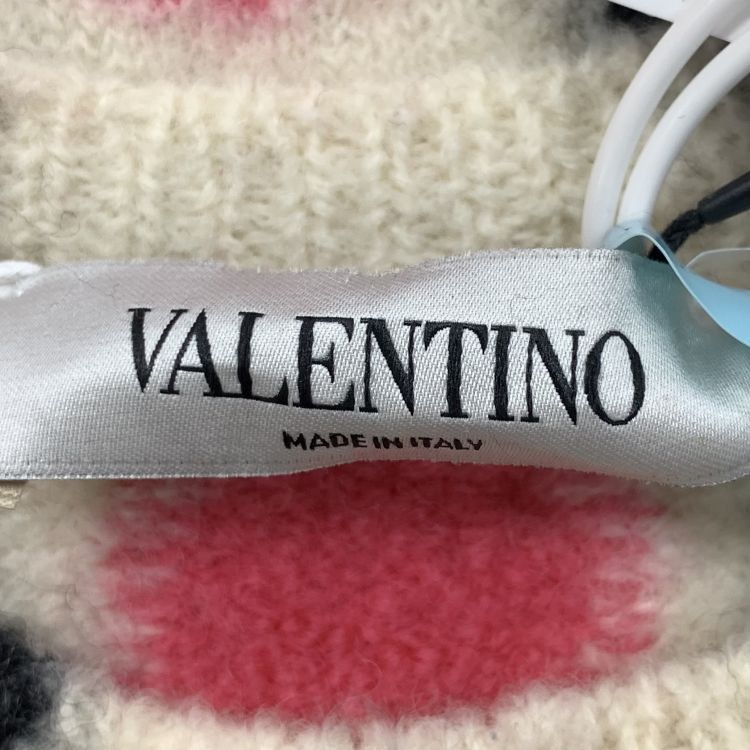 Valentino Valentino Polka Dot Virgin Wool Sweater Size S Size S / US 4 / IT 40 - 3 Thumbnail
