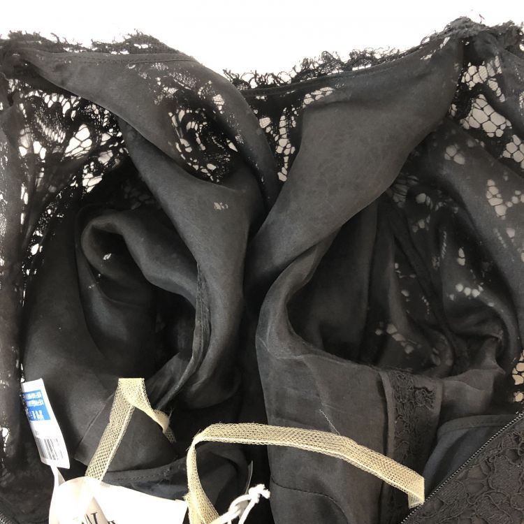 Valentino Valentino Black Lace Mini Dress Size 40 Size S / US 4 / IT 40 - 9 Thumbnail