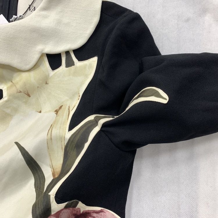 Valentino Valentino Floral Scallop Collar Mini Dress Size 38 Size XS / US 0-2 / IT 36-38 - 6 Thumbnail