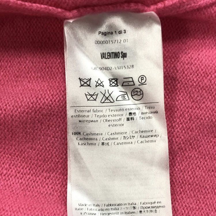 Valentino Valentino Cashmere Sweater Pink Size XL Size XL / US 12-14 / IT 48-50 - 5 Thumbnail