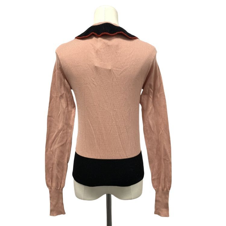 RED Valentino Red Valentino Contrast Collar Cardigan Size XS Size XS / US 0-2 / IT 36-38 - 2 Thumbnail