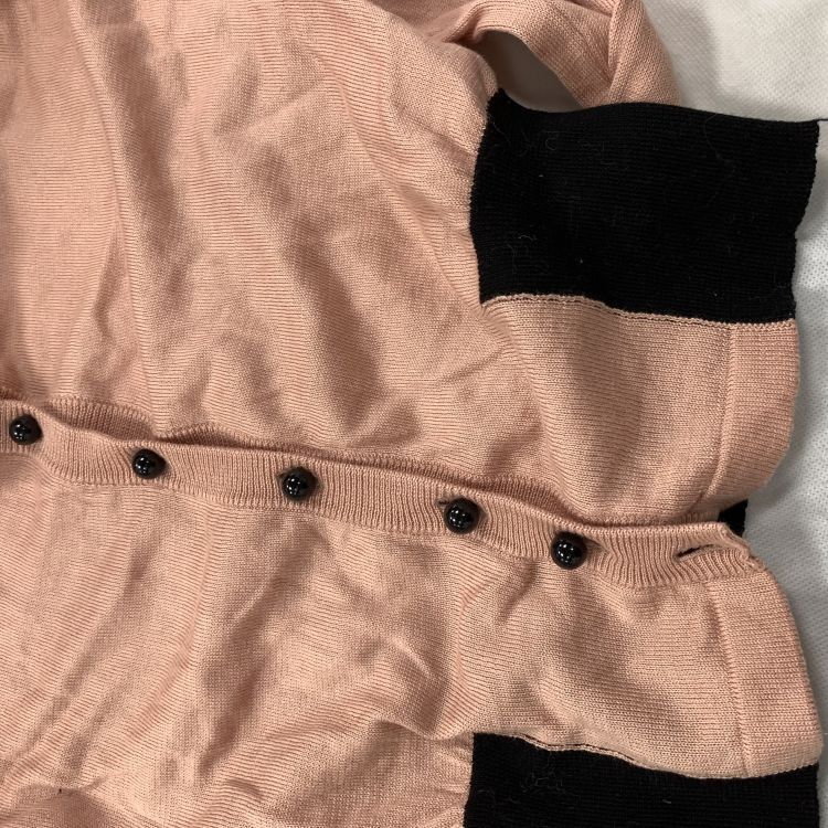 RED Valentino Red Valentino Contrast Collar Cardigan Size XS Size XS / US 0-2 / IT 36-38 - 7 Thumbnail