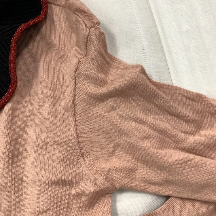RED Valentino Red Valentino Contrast Collar Cardigan Size XS Size XS / US 0-2 / IT 36-38 - 6 Thumbnail