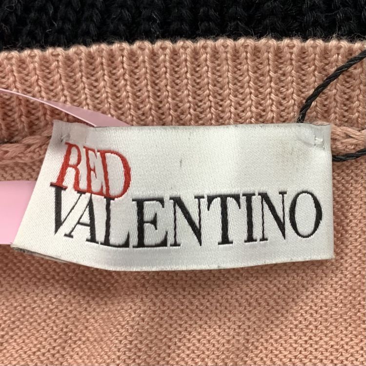 RED Valentino Red Valentino Contrast Collar Cardigan Size XS Size XS / US 0-2 / IT 36-38 - 3 Thumbnail