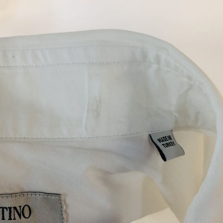 Valentino Valentino White Button Up Shirt Size M Size US M / EU 48-50 / 2 - 8 Thumbnail