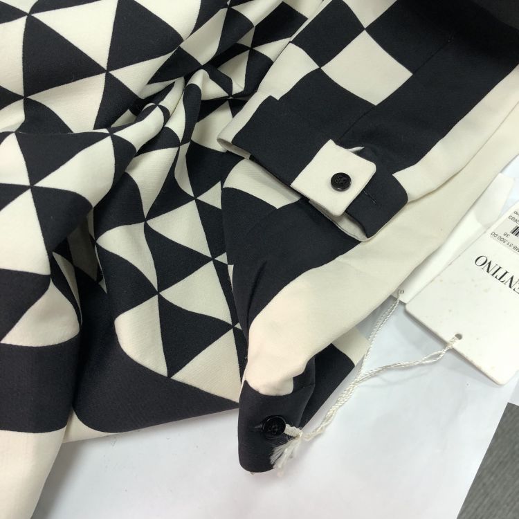 Valentino Valentino Geometric Pattern Mini Dress Size 38 Size XS / US 0-2 / IT 36-38 - 7 Thumbnail
