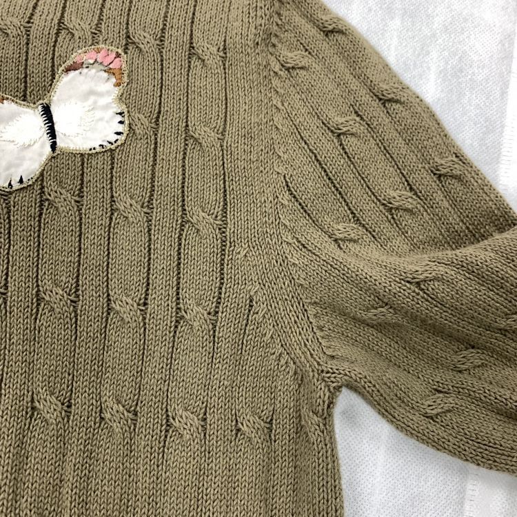 Valentino Valentino Butterfly Cable-Knit Sweater Size S Size S / US 4 / IT 40 - 6 Thumbnail