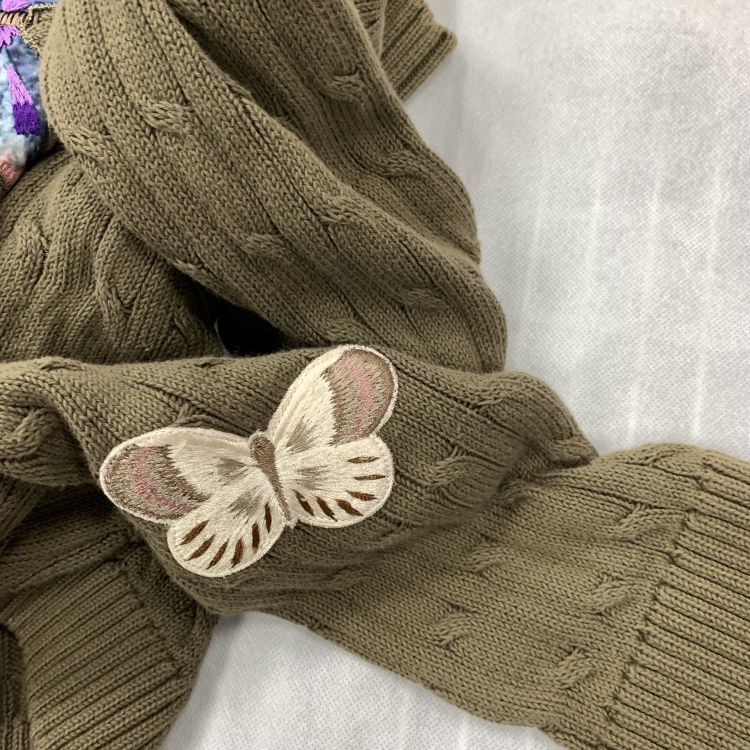Valentino Valentino Butterfly Cable-Knit Sweater Size S Size S / US 4 / IT 40 - 8 Thumbnail