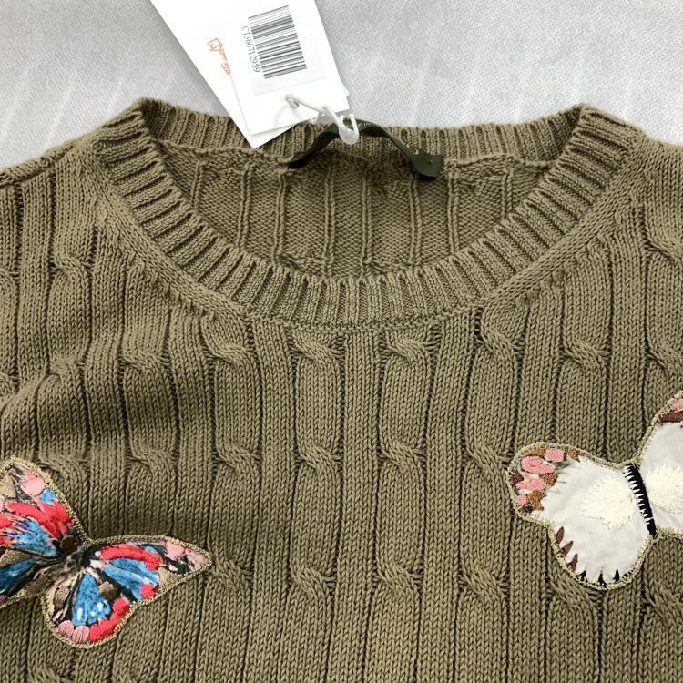 Valentino Valentino Butterfly Cable-Knit Sweater Size S Size S / US 4 / IT 40 - 5 Thumbnail