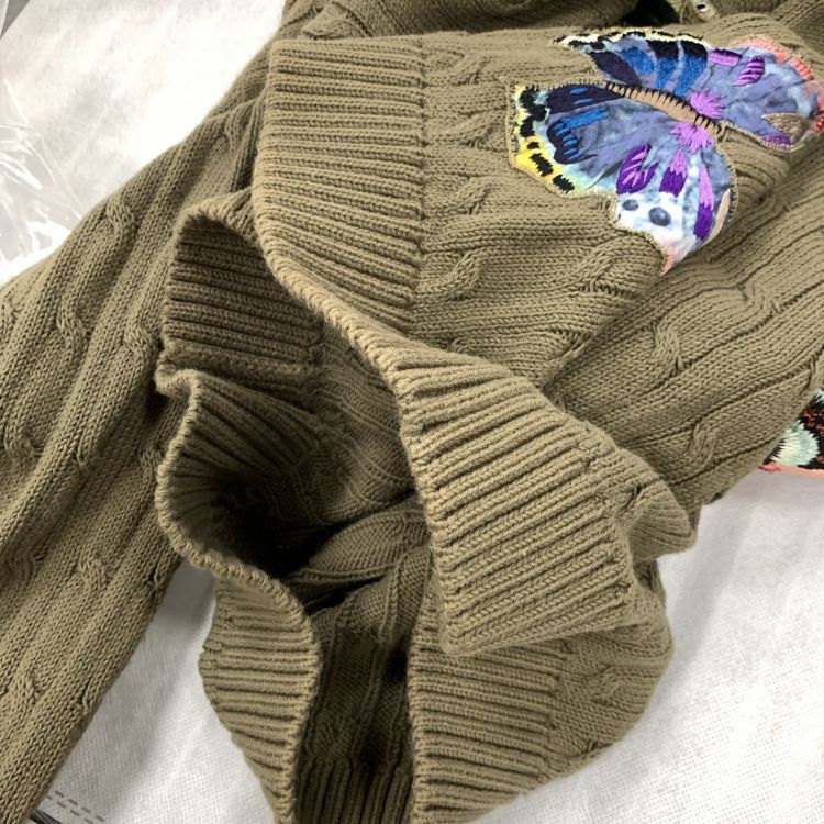 Valentino Valentino Butterfly Cable-Knit Sweater Size S Size S / US 4 / IT 40 - 7 Thumbnail