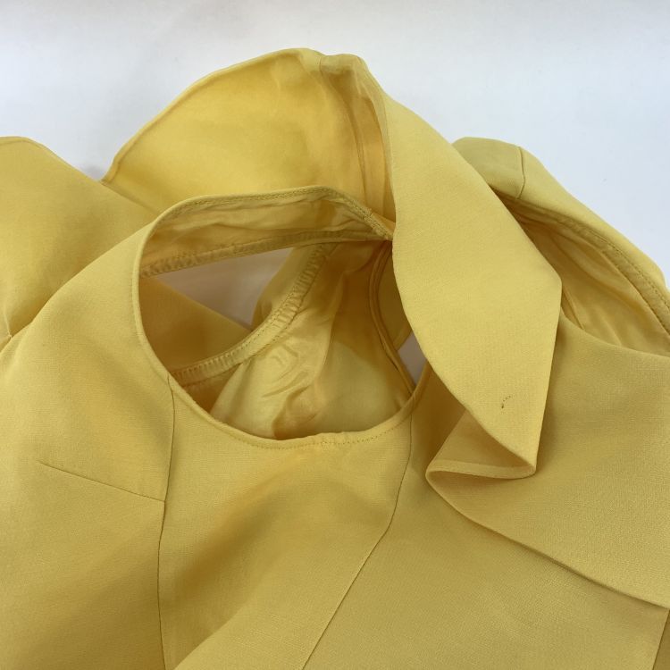 Valentino Valentino Yellow Ruffle Dress Size 38 Size XS / US 0-2 / IT 36-38 - 5 Thumbnail