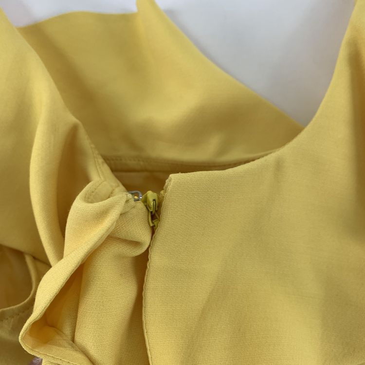 Valentino Valentino Yellow Ruffle Dress Size 38 Size XS / US 0-2 / IT 36-38 - 9 Thumbnail