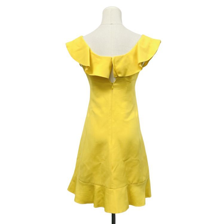 Valentino Valentino Yellow Ruffle Dress Size 38 Size XS / US 0-2 / IT 36-38 - 2 Thumbnail
