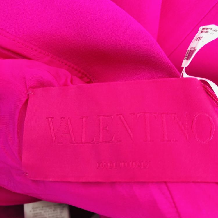 Valentino Valentino Magenta Bow Detail Dress Size 44 Size M / US 6-8 / IT 42-44 - 4 Thumbnail