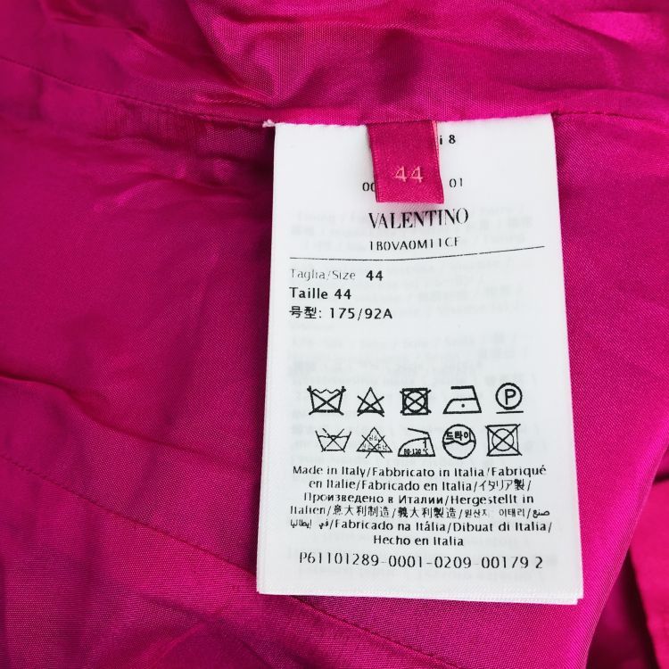 Valentino Valentino Magenta Bow Detail Dress Size 44 Size M / US 6-8 / IT 42-44 - 3 Thumbnail