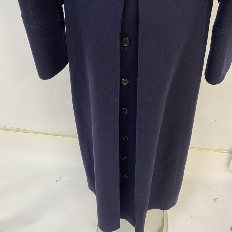 Valentino Valentino Navy Virgin Wool Double-Breasted Coat Size 42 Size M / US 6-8 / IT 42-44 - 9 Thumbnail