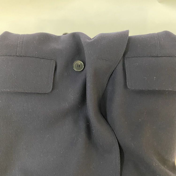 Valentino Valentino Navy Virgin Wool Double-Breasted Coat Size 42 Size M / US 6-8 / IT 42-44 - 13 Thumbnail