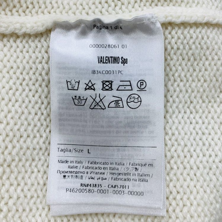 Valentino Valentino Cashmere Knit Sweater Size L Size L / US 10 / IT 46 - 4 Thumbnail