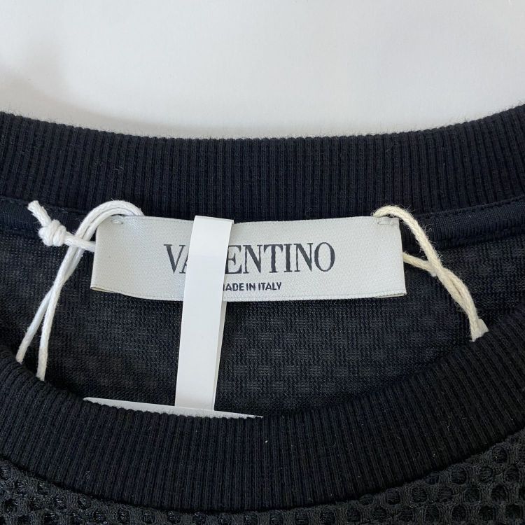 Valentino Valentino Lace Logo Mesh Sweatshirt Size XS Size XS / US 0-2 / IT 36-38 - 3 Thumbnail