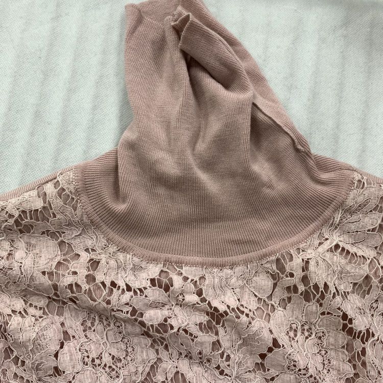 Valentino Valentino Pink Lace Overlay Midi Dress Size L Size L / US 10 / IT 46 - 8 Thumbnail