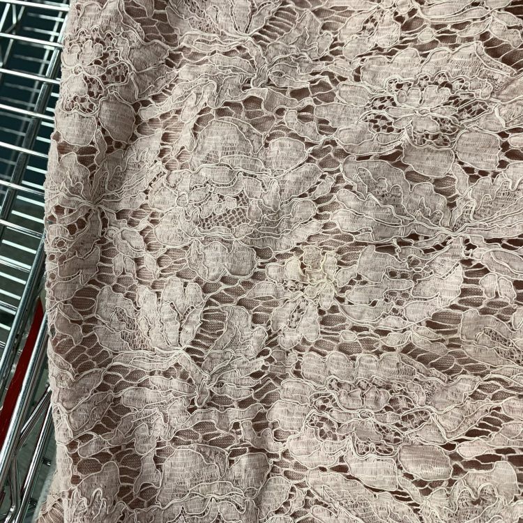 Valentino Valentino Pink Lace Overlay Midi Dress Size L Size L / US 10 / IT 46 - 10 Thumbnail