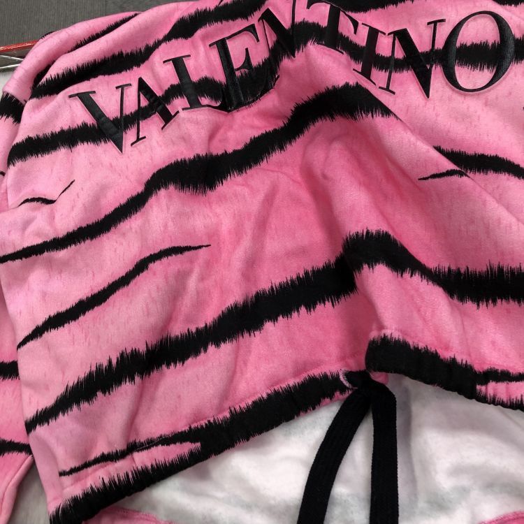 Valentino Valentino Tiger Stripe Hoodie Size M Size US M / EU 48-50 / 2 - 7 Thumbnail