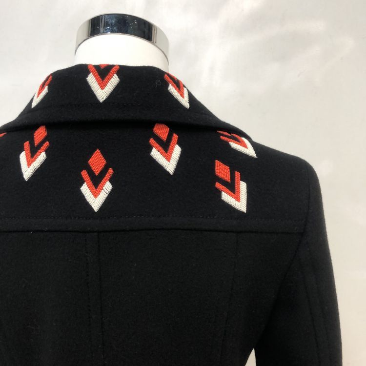 Valentino Valentino Beaded Wool-Cashmere Coat Size 40 Size S / US 4 / IT 40 - 8 Thumbnail