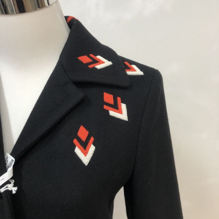 Valentino Valentino Beaded Wool-Cashmere Coat Size 40 Size S / US 4 / IT 40 - 7 Thumbnail