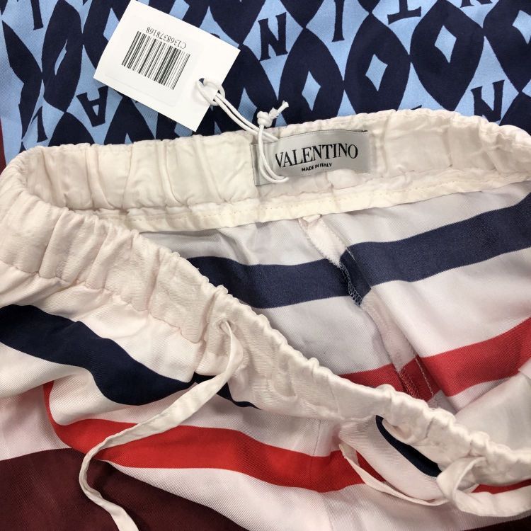 Valentino Valentino Patterned Silk Pants Size 38 Size 26" / US 2 / IT 38 - 6 Thumbnail